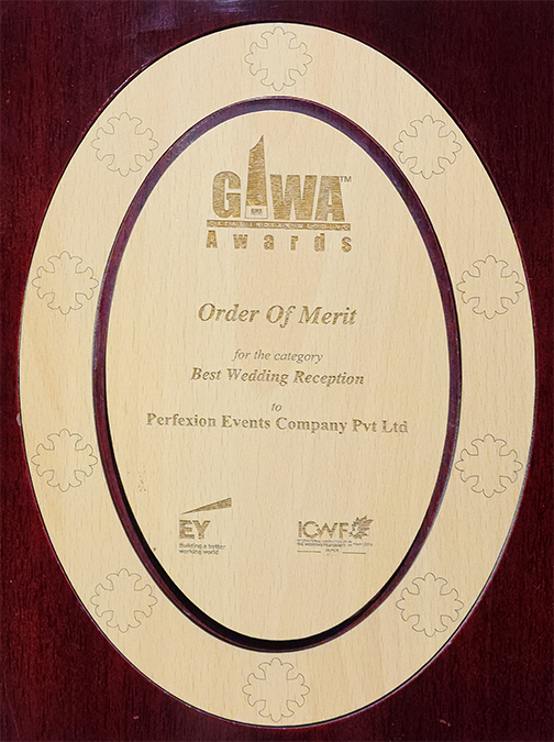 GIWA 2016 - Best Wedding Reception Image