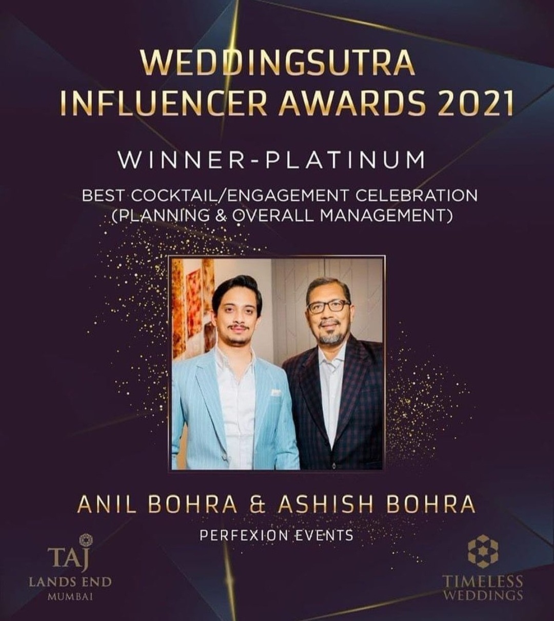 WeddingSutra Influencer Awards 2021 Image