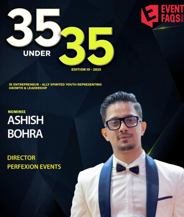 Featured in 35 under 35 Edition III 2025 by Event FAQs Image